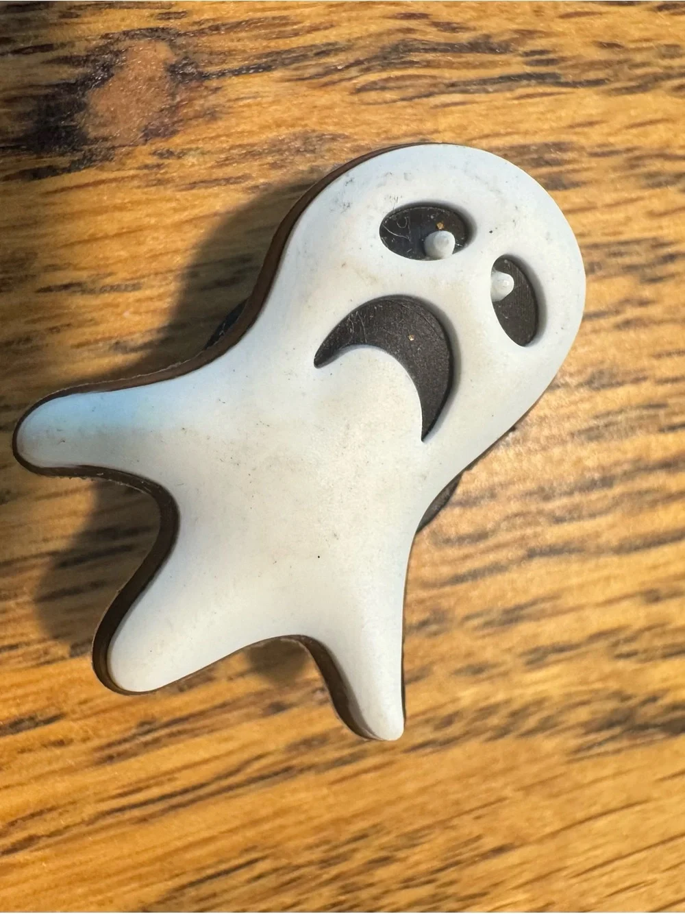 Jibbitz White Ghost Shoe Charms - Playful Faces, Y2K, Vintage